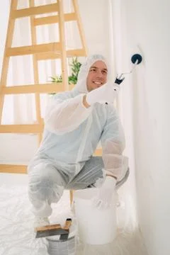 Whitewashing Wall Stock Photos