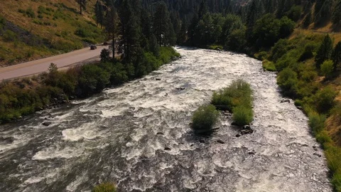 Whitewater Payette River 스톡 동영상 117141711