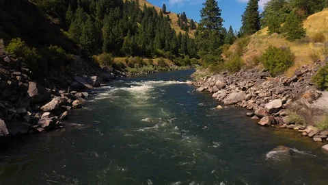 Whitewater Payette River 스톡 동영상 117143374