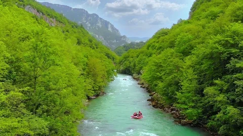 Whitewater Rafting Stock Footage 90838859