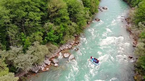 Whitewater Rafting Video stock 106837832