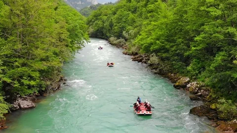 Whitewater Rafting Stock Footage 106839451