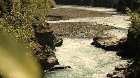 Whitewater river Stock Footage