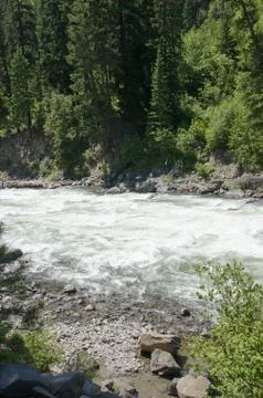 Whitewater river Stock Photos