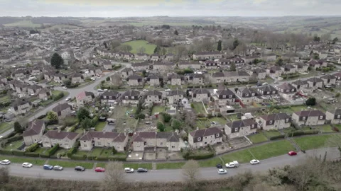 The Whiteway district of Bath, UK. Stock Footage 304698085