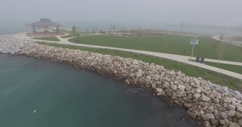 Whiting pier pan right Left Stock Footage 90744084