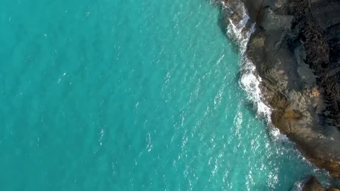 Whitsundays Whitehaven Beach, aerial tilt up and push in 2 Stock Footage