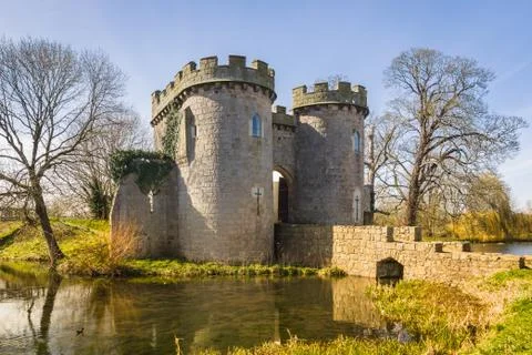 Whittington Castle Stock Photos
