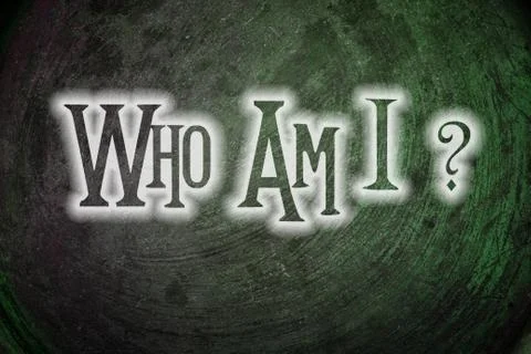 Who am i concept Stock Illustration