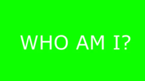 Who am I? Glitch. Stock Footage 223370924