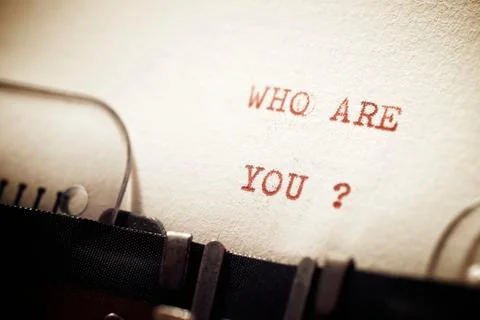Who are you question Stock Photos