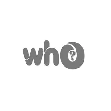 Who design logo Stock Illustration