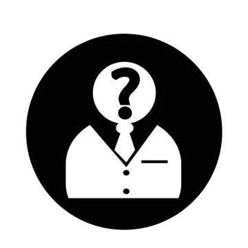 Who Icon Stock Illustration