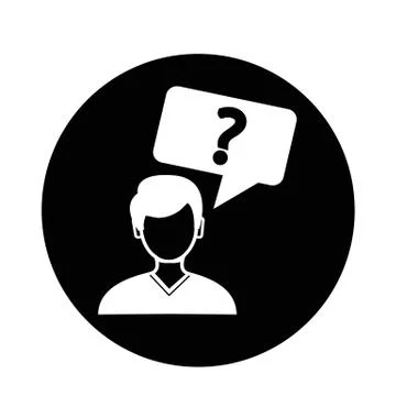 Who Icon Illustrazione stock