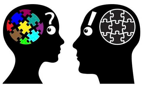 Who is more creative Illustrazione stock