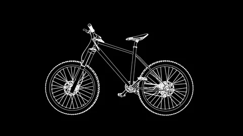 Whole bicycle moving Video stock 73816497