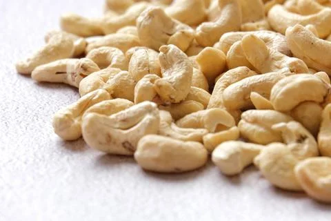 Whole Cashew nuts Stock Photos