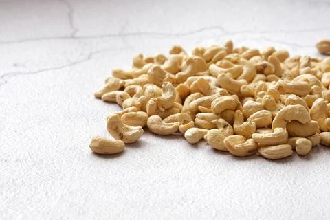 Whole Cashew nuts Stock Photos
