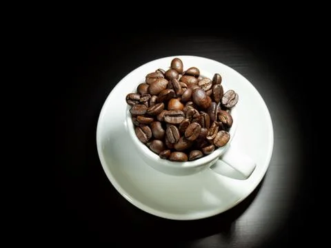 Whole coffee Stock Photos