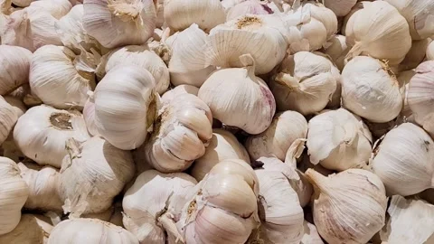 Whole Garlic Video stock 320146382