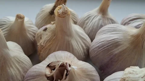 Whole garlic Stock-Footage 344480206