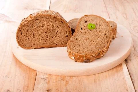 Whole grain bread Stock Photos