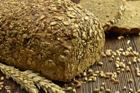 Whole grain bread Stock Photos