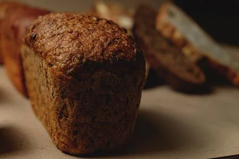 Whole grain bread. 写真素材