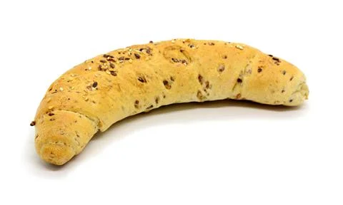 Whole grain bread roll Stockfoto's