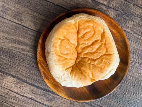 Whole grain bread on the table ready to eat Stock Photos