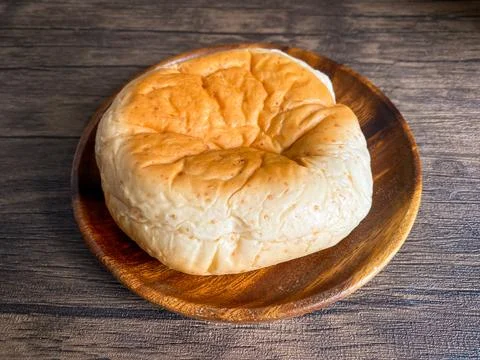 Whole grain bread on the table ready to eat Foto stock