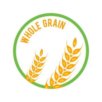 Whole grain logo template Stock Illustration