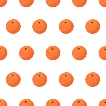 Whole grapefruit seamless pattern. Stock Illustration