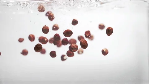 A whole handful of peanut hazelnuts Stock Footage 102651537