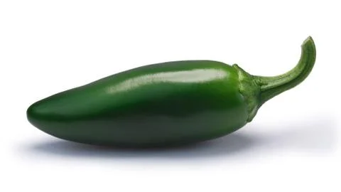 Whole Jalapeno chile, paths Stock Photos