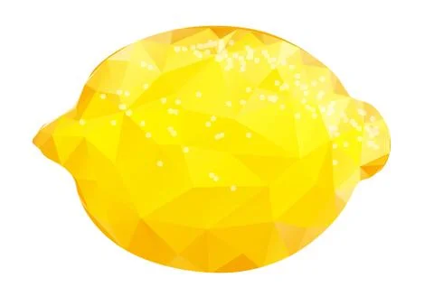 Whole lemon Stock Illustration