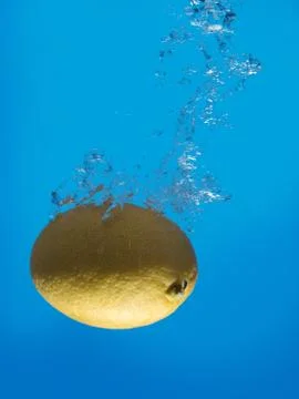 Whole lemon 库存照片