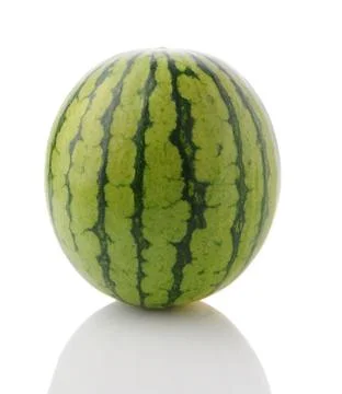 Whole Mini Seedless Watermelon Vertical Stock Photos