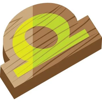 Whole Note With Ledger Line Below Stock Illustration