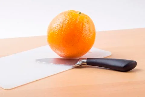 Whole orange Stock Photos