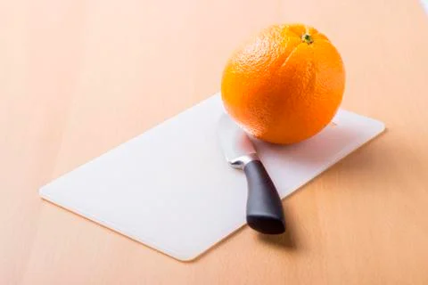 Whole orange Stock Photos