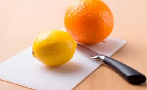 Whole orange Stock Photos