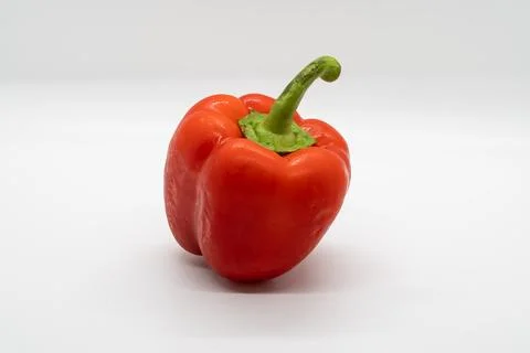 Whole Red Bell Pepper Stock Photos