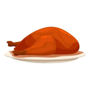 Whole roasted turkey served on a platter, embodying the spirit of thanksgivin Stock Illustration