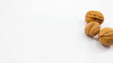 Whole Walnuts Stock Footage 36134809