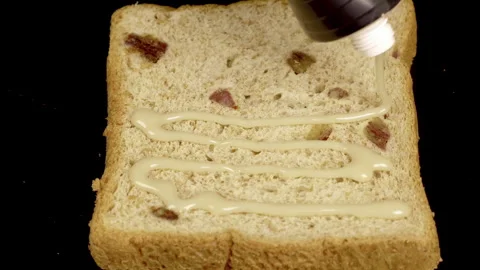 Whole wheat bread with milk Stock Footage 320751648