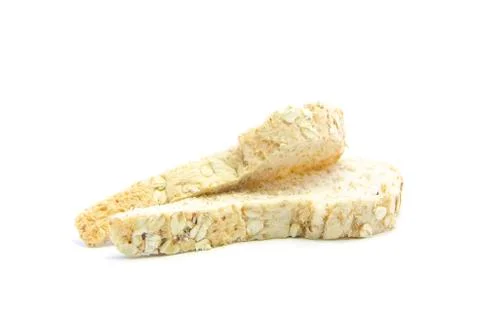 Whole wheat  bread with oat texture and sandwich raw Stock Photos