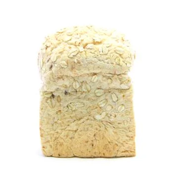 Whole wheat  bread with oat texture Stock Photos
