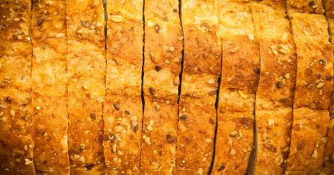 Whole wheat bread pattern, Backgrounds Stock Photos