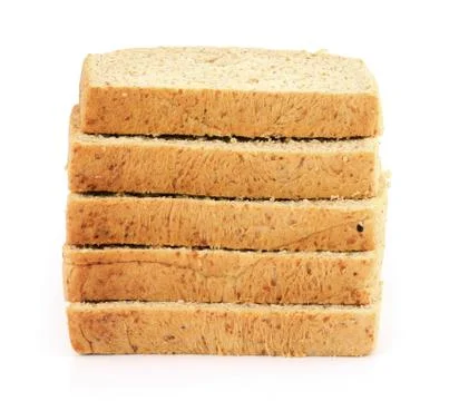 Whole wheat bread Stock Photos
